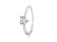 Brilio Silver Romantický dámský prsten ze stříbra RI042W 56 mm