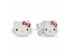 Brilio Silver Stříbrné náušnice pecky Hello Kitty EA1210W