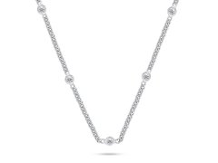 Brilio Silver Stříbrný náhrdelník s kubickými zirkony NCL114W