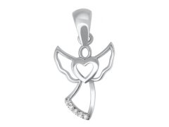 Brilio Silver Stříbrný přívěsek nebeský anděl PENT108