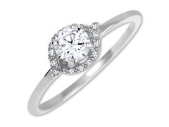 Brilio Silver Stříbrný zásnubní prsten 426 001 00531 04 53 mm