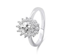 Brilio Silver Stříbrný zásnubní prsten RI045W 50 mm