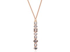 Brosway Bronzový náhrdelník s krystaly Symphonia BYM64