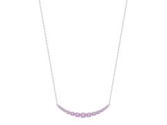 Brosway Elegantní náhrdelník ze stříbra Fancy Vibrant Pink FVP116