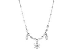 Brosway Elegantní ocelový náhrdelník Lotosový květ Chakra BHKN157