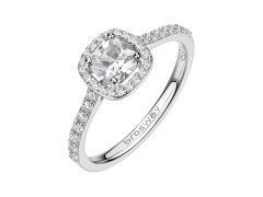 Brosway Elegantní stříbrný prsten Fancy Infinite White FIW162 52 mm