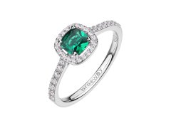 Brosway Elegantní stříbrný prsten Fancy Life Green FLG143 52 mm