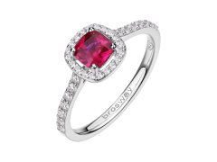 Brosway Elegantní stříbrný prsten Fancy Passion Ruby FPR136 54 mm