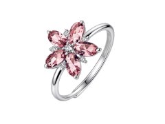 Brosway Květinový nastavitelný prsten Fancy Tender Pink FTP33