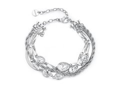 Brosway Luxusní vícevrstvý náramek s&nbsp;krystaly Symphonia BYM210