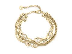 Brosway Luxusní vícevrstvý náramek s&nbsp;krystaly Symphonia BYM211