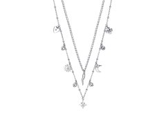 Brosway Nadčasový ocelový náhrdelník s přívěsky Chant BAH45