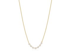 Brosway Něžný pozlacený náhrdelník s krystaly Symphonia BYM132