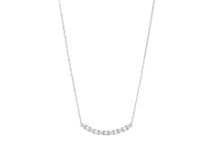 Brosway Něžný stříbrný náhrdelník se zirkony a&nbsp;perlami Infinite White Fancy FIW171