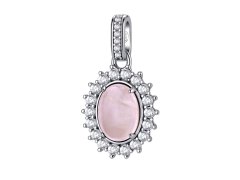 Brosway Okouzlující stříbrný přívěsek Fancy Vibrant Pink FVP121