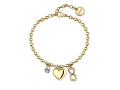 Brosway Pozlacený kuličkový náramek s&nbsp;přívěsky Chakra BHKLE06