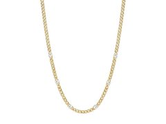Brosway Pozlacený náhrdelník s krystaly Symphonia BYM84