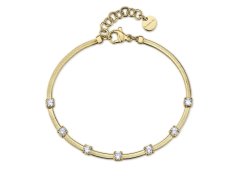 Brosway Pozlacený náramek Hádek s&nbsp;čirými zirkony Dreaming BIG15