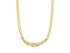 Brosway Pozlacený ocelový náhrdelník s krystaly Symphonia BYM98