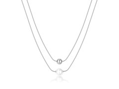 Brosway Půvabný dvojitý náhrdelník s&nbsp;umělou perlou Perfect BPC46