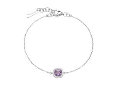 Brosway Slušivý stříbrný náramek s&nbsp;kubickými zirkony Fancy Magic Purple FMP123