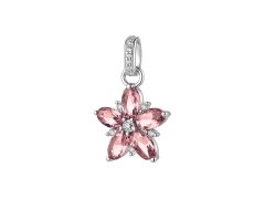 Brosway Stříbrný květinový přívěsek Fancy Tender Pink FTP34