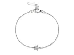 Brosway Stříbrný náramek Hvězda Infinite White Fancy FIW141