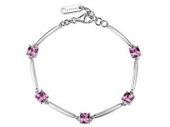 Brosway Stříbrný náramek s&nbsp;kubickými zirkony Fancy Tender Pink FTP06