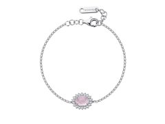 Brosway Stříbrný náramek s&nbsp;růženínem a&nbsp;zirkony Fancy Vibrant Pink FVP122
