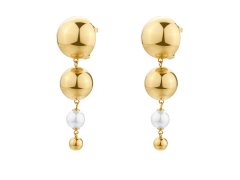 Brosway Stylové dlouhé náušnice se syntetickou perlou Perfect BPC61