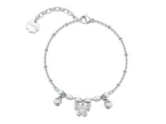 Brosway Elegantní ocelový náramek s&nbsp;přívěsky Motýl Chakra BHKB267