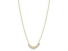 Brosway Trendy pozlacený náhrdelník s krystaly Symphonia BYM150