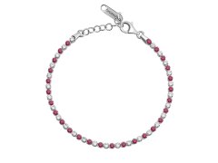 Brosway Úchvatný tenisový náramek s kubickými zirkony Fancy Passion Ruby FPR130