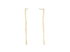 Calvin Klein Dlouhé pozlacené náušnice Elongated Drops 35000995