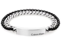 Calvin Klein Dvojitý ocelový bicolor náramek Industrial Hardware 35000566