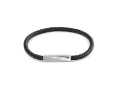 Calvin Klein Elegantní kožený náramek pro muže Iconic Id 35100055