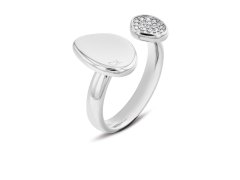 Calvin Klein Elegantní ocelový prsten s krystaly Fascinate 35000319 54 mm