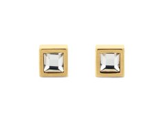 Calvin Klein Elegantní pozlacené náušnice Essential Links 35100076
