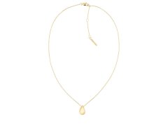 Calvin Klein Elegantní pozlacený náhrdelník z oceli Sculptured Drops 35000084