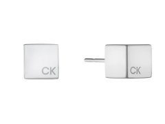 Calvin Klein Minimalistické ocelové náušnice Geometric 35000245