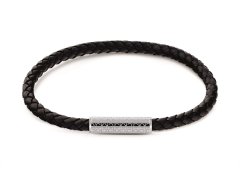 Calvin Klein Moderní kožený náramek Braided 35000101