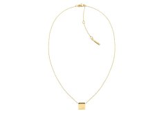 Calvin Klein Moderní pozlacený náhrdelník Geometric 35000248
