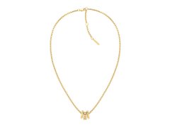 Calvin Klein Moderní pozlacený náhrdelník z oceli s krystaly 35000365