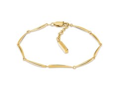 Calvin Klein Moderní pozlacený náramek Elongated Drops 35000997
