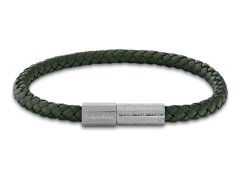 Calvin Klein Módní kožený náramek Industrial Facets 35100090