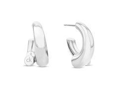 Calvin Klein Módní kruhové náušnice z oceli Spiral 35000764