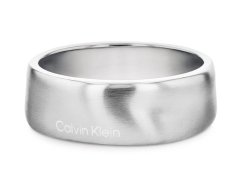 Calvin Klein Pánský prsten z oceli Metallic Waves 35100037 60 mm