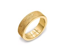 Calvin Klein Pozlacený prsten pro ženy Sophisticated Texture 35001024 58 mm