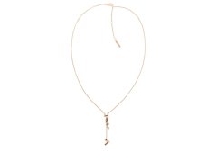 Calvin Klein Půvabný bronzový náhrdelník s krystaly 35000233