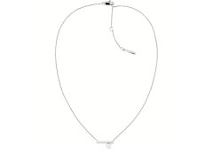 Calvin Klein Půvabný ocelový náhrdelník s perlou Minimal 35000175